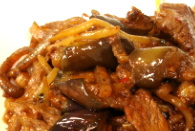 ナスのブチ辛肉味噌炒め
